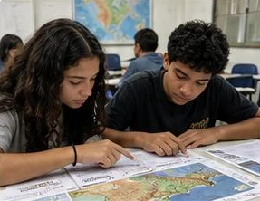 Leitura dos mapas